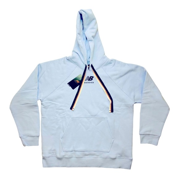Bandier X New Balance Fleece Hoodie - Xenon Blue - Picture 7 of 13